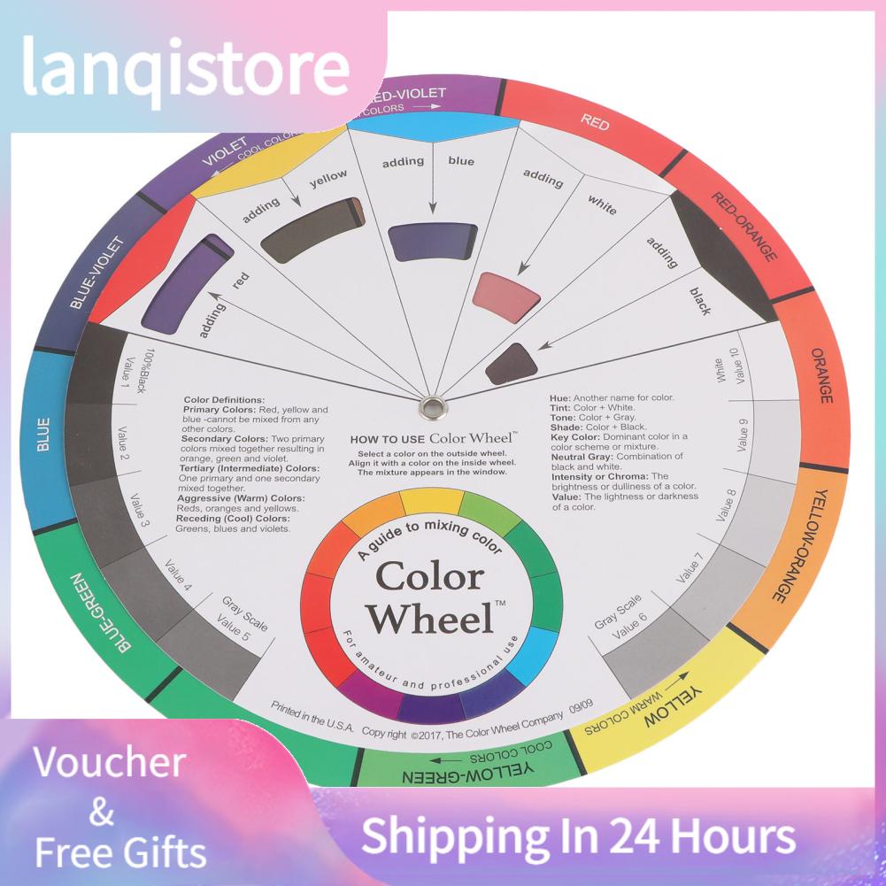 lanqistore-23-5cm-tattoo-color-wheel-matching-identification