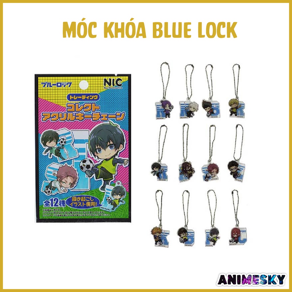 [Có sẵn] Pack nhân phẩm móc khóa BLUE LOCK chính hãng | Shopee Việt Nam