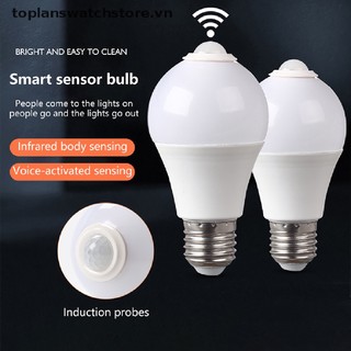 Bóng Đèn LED E27 PIR 5W 9W 15W Cảm Biến Chuyển Động Tiện Dụng
