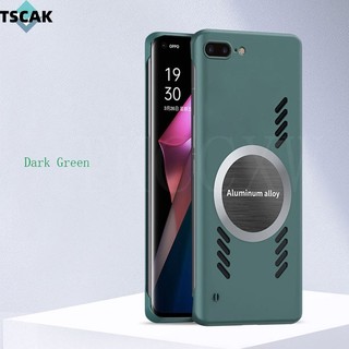Ốp Điện Thoại Cứng Siêu Mỏng Không Viền Dính Từ Tính Tản Nhiệt Chống Rơi Chống Bụi Cho iPhone 7 8 Plus XR X XS Max