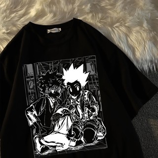 Áo Thun Unisex Y2k Hunter X Hunter In Killua Zoldyck Anime Áo Thun Nữ Tay Ngắn Manga
