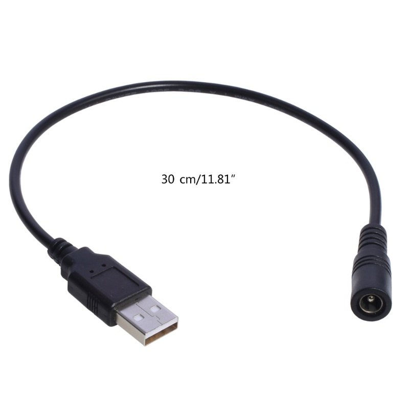 Niki 11 8 USB sang DC5V Dây cáp nguồn USB Nam đến 5 5x2 1mm Dây kết nối nữ