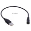 Cáp kết nối nam sang nữ USB sang 5,5mmx2,1mm Dây cấp nguồn DC 5V