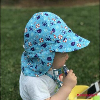Mũ chống nắng trẻ em MG-Toddler UPF 50 + Mũ xô Cotton chống tia cực tím Mũ nắp có thể điều chỉnh