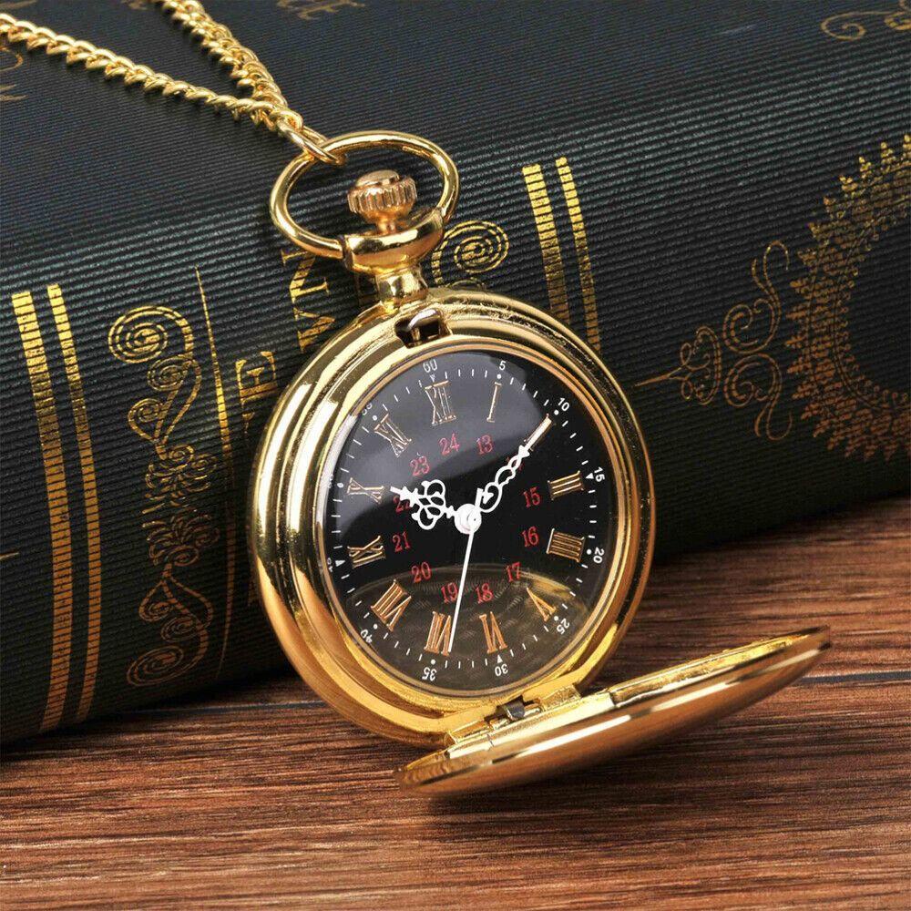 Đồng hồ bỏ túi vàng tròn cổ điển KEYRA Pocket