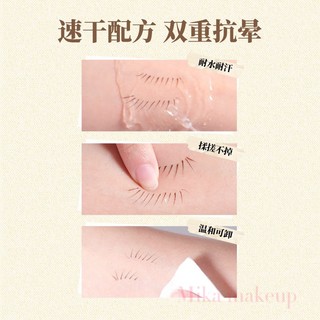Veecci Bút Kẻ Mắt Dạng Lỏng Hai Đầu Không Dễ Lem Chống Thấm Nước