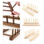 Kệ trưng bày sách WOODNEST Khay đựng bát đĩa đẹp Kệ phơi cốc