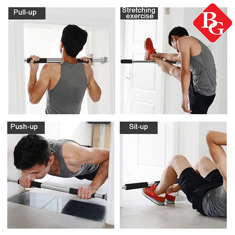 Mô tả - BG Xà đơn treo tường gắn cửa độ dài tùy chỉnh cao cấp tập thể dục tại nhà - 1