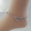 Vòng tay vòng chân JVSUB, Chuỗi chân vòng chân hình trái tim, Hạt hoa mận cổ điển Bãi biển Boho Vòng chân nữ