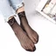 THEGIRL8B Tất Fishnet Mềm Mại Thường Ngày Ruffle Nữ Lưới Thời Trang Mắt Cá Chân Bán Ren Đen