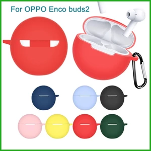 Vỏ Bảo Vệ Hộp Sạc Tai Nghe OPPO Enco buds 2 Bằng Silicon Chống Bụi Bẩn / Sốc Có Thể Giặt