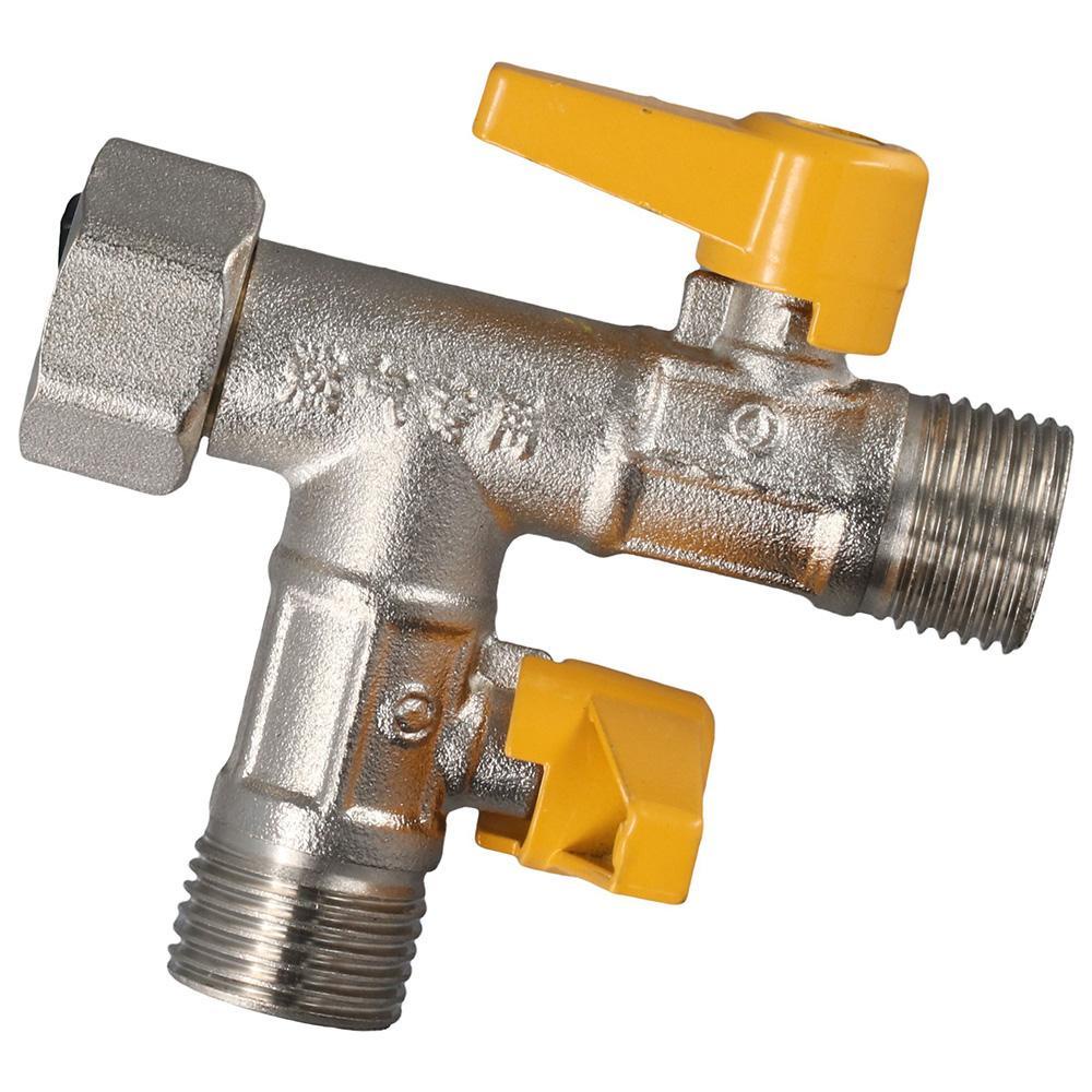 Van chuyển đổi vòi hoa sen ESSENCEH, Bộ chuyển đổi nước bằng đồng thau G1 / 2 ", Bộ chuyển đổi 3 chiều Đầu vòi hoa sen và vòi hoa sen