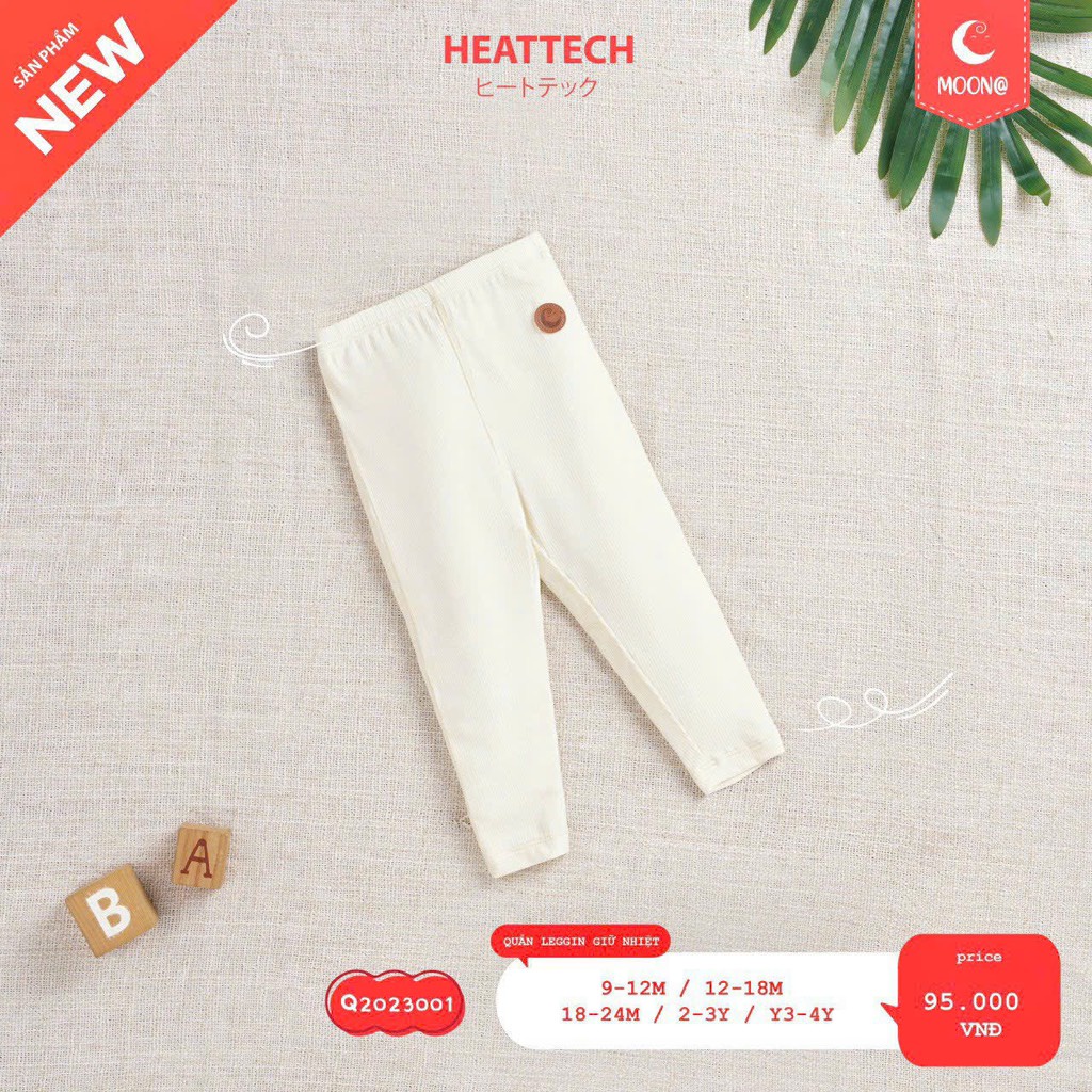 (9-15kg) Quần Legging Mỏng, Tăm, Co Dãn 4 Chiều Moon Cho Bé Mã Q2023001