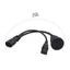 BTM IEC C14 Nam Cắm Nối Dài Cáp Nguồn Đầu Nối 3Pin IEC320-C14 Sang AU + C13 Chuyển Đổi Bộ Chuyển Đổi Dây Cáp Mở Rộng Li