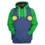 YB1 Super Mario Bros 3D Áo Hoodie dài tay Unisex Người lớn Cosplay Luigi Kuba Fire Dragon Top Áo len thông thường Oversize Pul