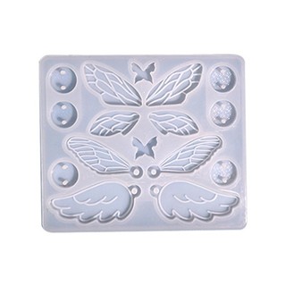 Flgo Khuôn Silicon Làm Bông Tai diy Hình Cánh Bướm Trang Trí Nhà Cửa / Xe Hơi