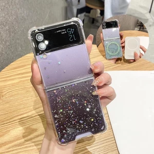 Ốp Điện Thoại Epoxy Chống Sốc Lấp Lánh Sang Trọng Cho Samsung Galaxy Z Flip 4 Flip 3 5G