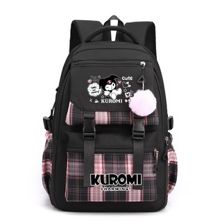 Gc2 Sanrio Kuromi Ba Lô Dành Cho Nữ Sinh Viên Dung Tích Lớn Chống Thấm Nước Thoáng Khí In Túi Cá Tính Thời Trang