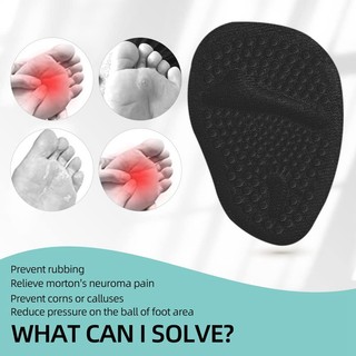Miếng Lót Giày Cao Gót Giảm Đau Nửa Bàn Chân Bằng Silicon Gel Mềm Dành Cho Bạn Nữ Mang Giày Cao Gót