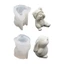 Pealike Squinting Bunny Khuôn Thỏ Phục Sinh Khuôn Silicon DIY Dụng Cụ