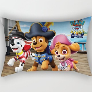 Paw Patrol Gối Hoạt Hình Trẻ Em Ném Gối Một Mặt In Polyeste Sofa Đệm Trang Trí Nhà Cửa (Không Có Lõi)