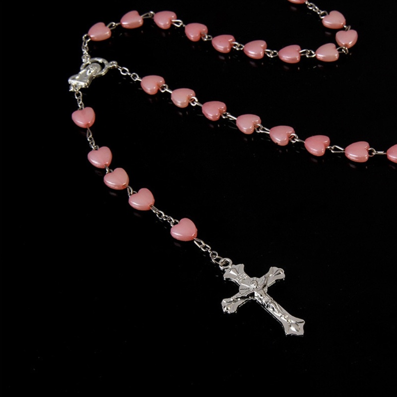 Fl Công Giáo Tình Yêu Mân Côi Cầu Nguyện Vòng Cổ Mary Phước Lành Crossed Mặt Dây Chuyền Vòng Cổ