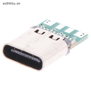Set 5 Dây Cáp Nối Đầu Cái / Đực XOITU 12 / 24 Pin Sang Đầu Đực Hỗ Trợ Bảng Mạch PCB USB 3.1 Type C