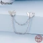 BAMOER 1 Bông Tai Bạc 925 Hình Bươm Bướm Thời Trang Dành Cho Nữ
