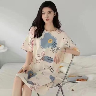 Đầm Ngủ Dáng Dài Vừa Kích Thước Lớn Phong Cách Công Chúa Dễ Thương Ngọt Ngào Thời Trang Mùa Hè Cho Nữ