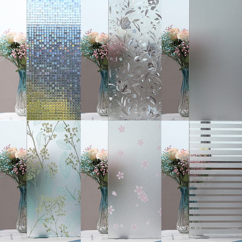 Decal Giấy Dán Kính Tĩnh Điện NHIỀU MẪU HIỆN ĐẠI, Khổ 45cm, HÍT VÀO BỀ ...