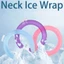 Vòng làm mát cổ YUJUNI, Gel làm mát cổ dạng lỏng Ice Pack, Máy làm đá ống cổ có thể tái sử dụng Quấn cổ làm mát ngoài trời