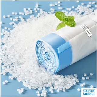 Combo cuộn 100 túi đựng rác Minaier có dây rút tự huỷ sinh học chịu nhiệt tiện lợi GD722-TRacHH