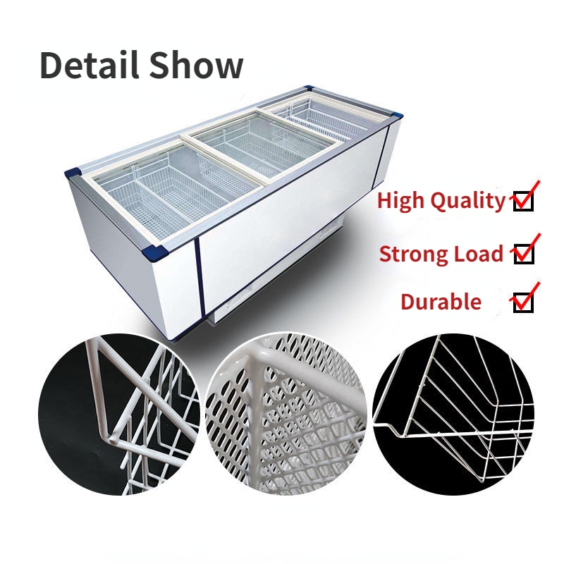 Tủ đông kệ treo tủ lạnh, tổ chức thực phẩm, tích hợp giỏ lưu trữ, phù hợp ký túc xá