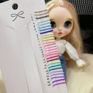 30 Cái / gói Kẹp tóc một dòng thú cưng màu 1,5cm mới, kẹp tóc phụ kiện tóc mèo, kẹp tóc thú cưng, kẹp tóc mini sơn nướng, kẹp tóc búp bê, phụ kiện tóc, chó