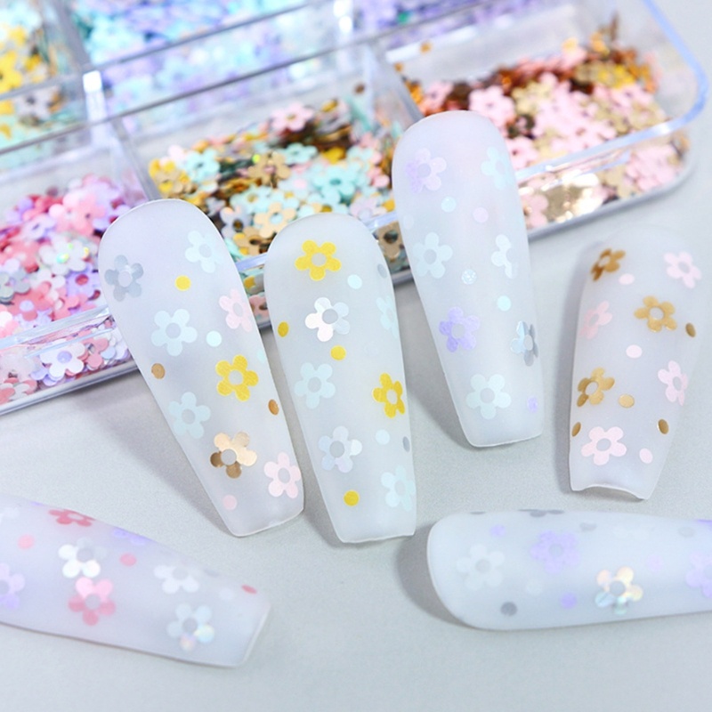 Richh Glitter Flakes Confetti Nhựa Làm Đầy Nhựa Epoxy Khuôn Chất Làm Đầy Móng Tay Kim Sa Lấp Lánh