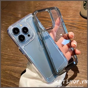 Ốp điện thoại không gian màu đen trong suốt đơn giản Tương thích cho iPhone 17 Pro Max 16 15 14 13 12 11 Vỏ Acrylic chống sốc toàn diện