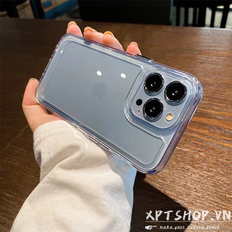 Ốp điện thoại không gian màu đen trong suốt đơn giản Tương thích cho iPhone 17 Pro Max 16 15 14 13 12 11 Vỏ Acrylic chống sốc toàn diện