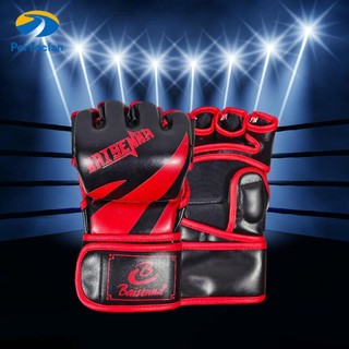 Găng tay boxing PERFECLAN hở ngón chất lượng cao chuyên dụng
