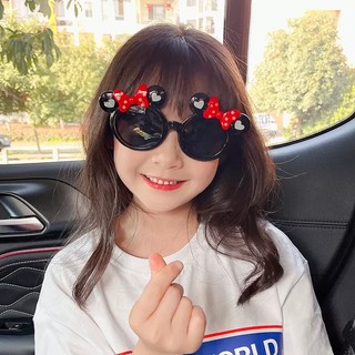 Thời Trang Hàn Quốc Kính Mát Trẻ Em Cho Bé Trẻ Em Kính Chống Nắng Hoạt Hình Dễ Thương Mickey Chống Nắng Cô Gái Bé Trai Bảo Vệ Tia UV Ngoài Trời Bóng Kính Mắt
