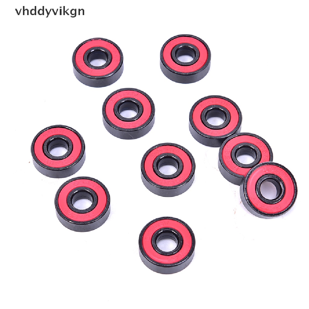 Bộ 10 Vòng Bi 608 2RS 608RS 608-2RS Thép