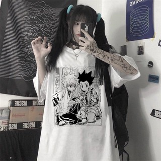 Áo Thun Unisex Y2k Hunter X Hunter In Killua Zoldyck Anime Áo Thun Nữ Tay Ngắn Manga