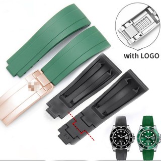 Dây Đeo Đồng Hồ Bằng Silicon TPU Chất Lượng Cao Cho Rolex GMT Daytona Submariner