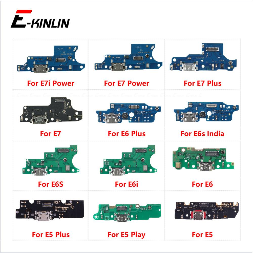 Đế sạc nguồn Cổng sạc USB Bảng cắm Cáp mềm cho Motorola Moto E4 E5 E6 E7 Play Go Plus E6s Global E6i E7i Power Thay thế các bộ phận