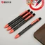 Bút chì cơ khí đầu phẳng dày MOON 2B nạp lại bằng tẩy cho học sinh kiểm tra