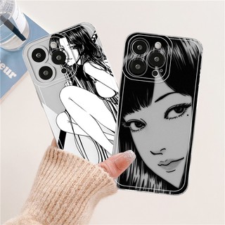 Tomie Manga Dành Cho IPhone 16 15 14 13 12 11 Pro ProMax XS XR XSmax Mini 7 8 + 7Plus 8Plus Plus SE 2020 Vỏ Mềm Silicon DCT