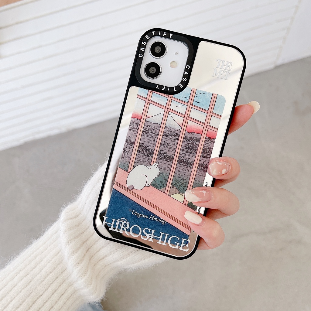 Gương Nghệ Thuật Thế Giới Tranh Sơn Dầu Nổi Tiếng THE MET VAN GOTH MONET DEGAS Vỏ Cứng Tương Thích Cho iPhone 16 Pro Max Plus 15 / 14 / 13 / 12 / 11 / X / XS / XR / SE / 8 / 7 / 6