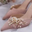 MONOSTYLE 2 Chiếc (1 Đôi) Kim Cương Giả Kẹp Giày Sáng Bóng Phụ Kiện Tiệc Cưới Cô Dâu Khóa Trang Trí
