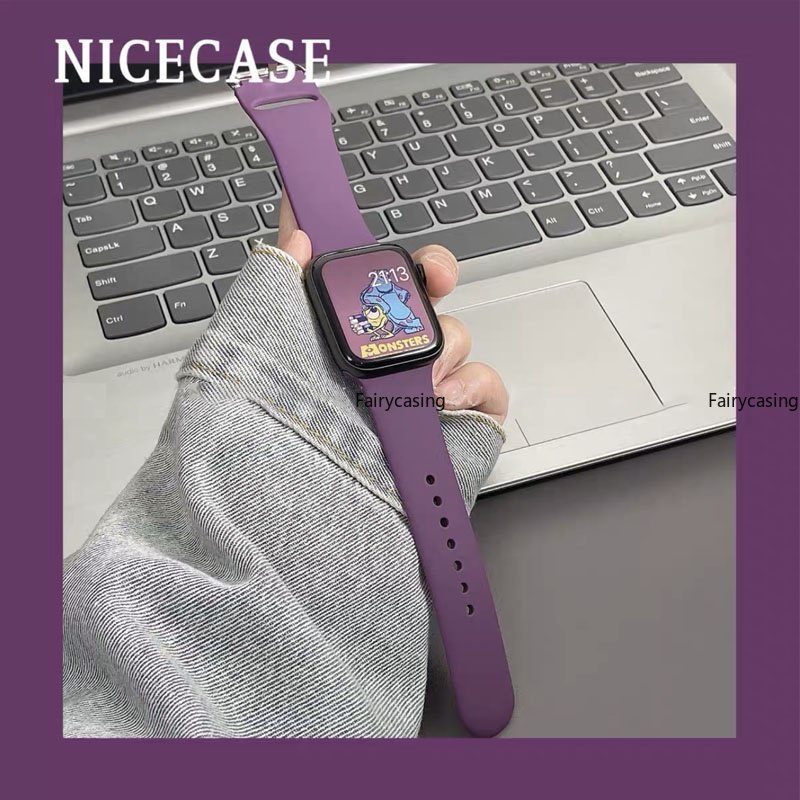 Dây Đeo Silicone Cho Đồng Hồ Thông Minh Apple Watch 49mm 44mm 40mm 45mm 41mm 42mm 38mm 44 45 mm iwatch Ultra series 8 Ultra 7 se 3 4 5 6