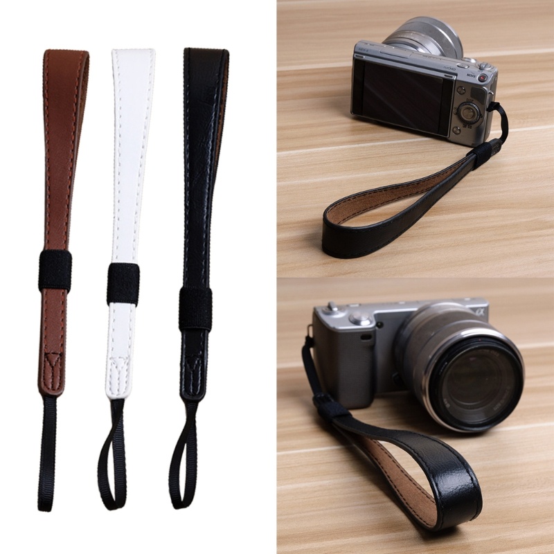 Dây đeo máy ảnh WU Dây đeo cổ tay Máy ảnh Dây đeo tay cầm tay cho X20 X100 X100S A7 A7R A7S A7II A6000 A5100 A5000 RX1 RX1R
