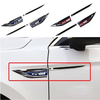 FENDER 1 Bộ Nhãn Dán Bằng Thép Không Gỉ Cho KIA Morning Seltos K2 K3 K5 Carens XCeed Forte Cerato Soluto RIO Carnival sorento